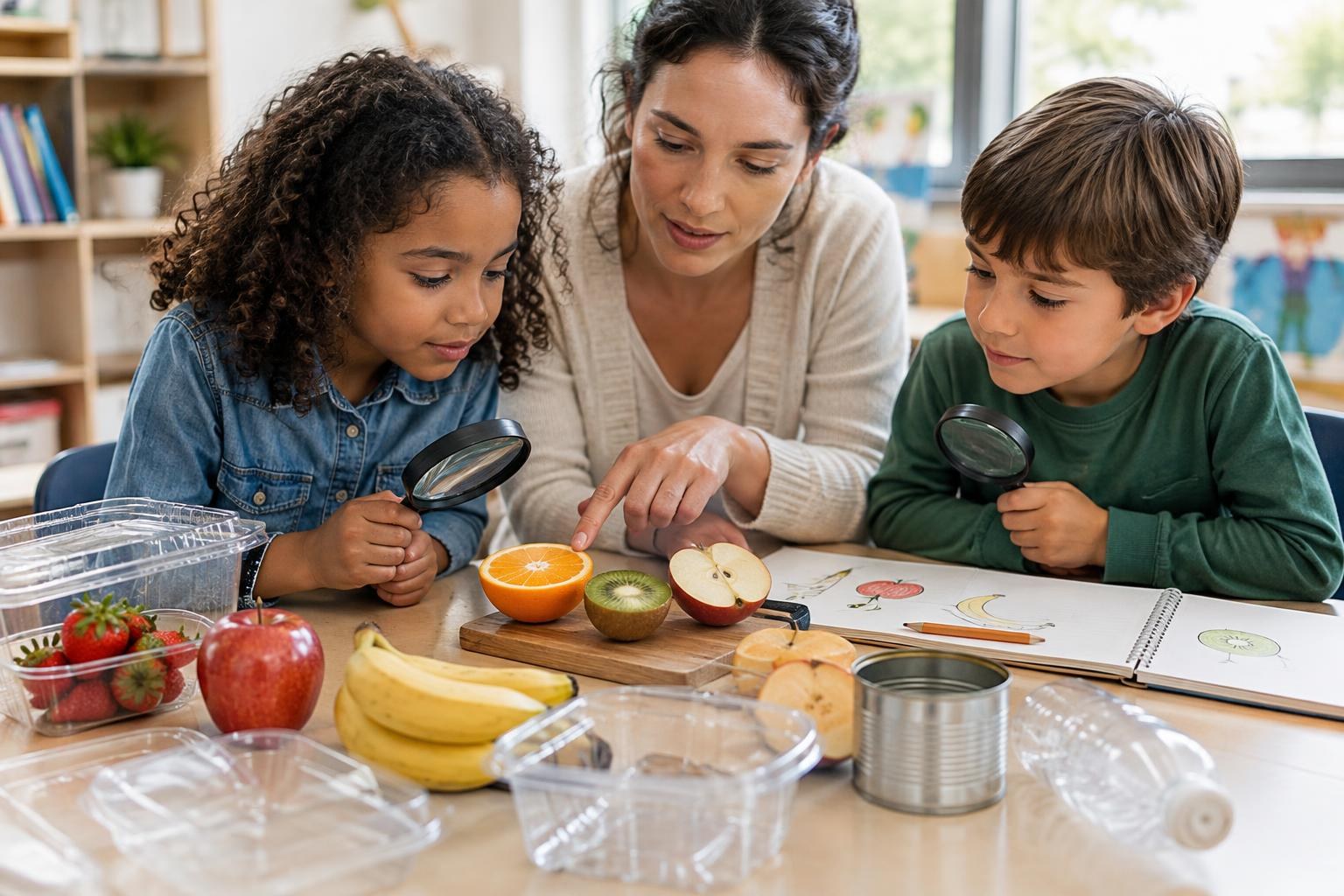 Como ensinar nutrição com perguntas, observação e experiências simples